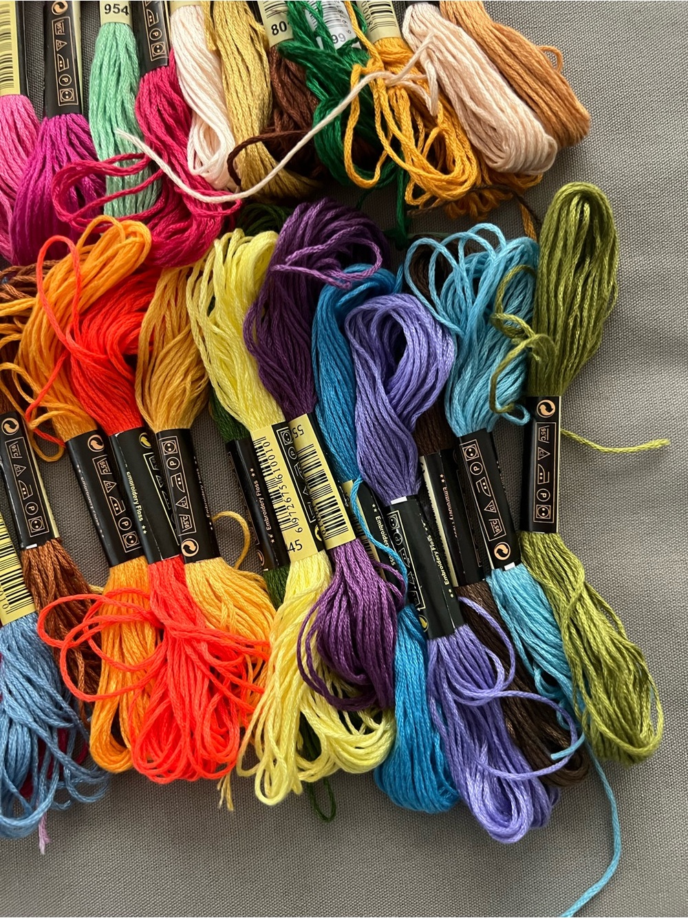 Assorted Embroidery Floss Collection Multi-Color Craft Threads 130+ - Picture 13 of 13